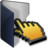 folder blue click Icon